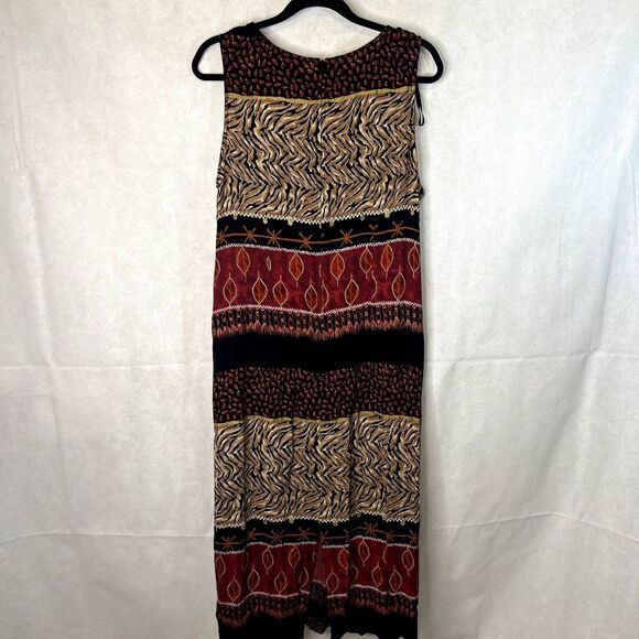 Sheri Martin Vintage Tribal Sleeveless Dress Plus Size 16‎ - Picture 2 of 8